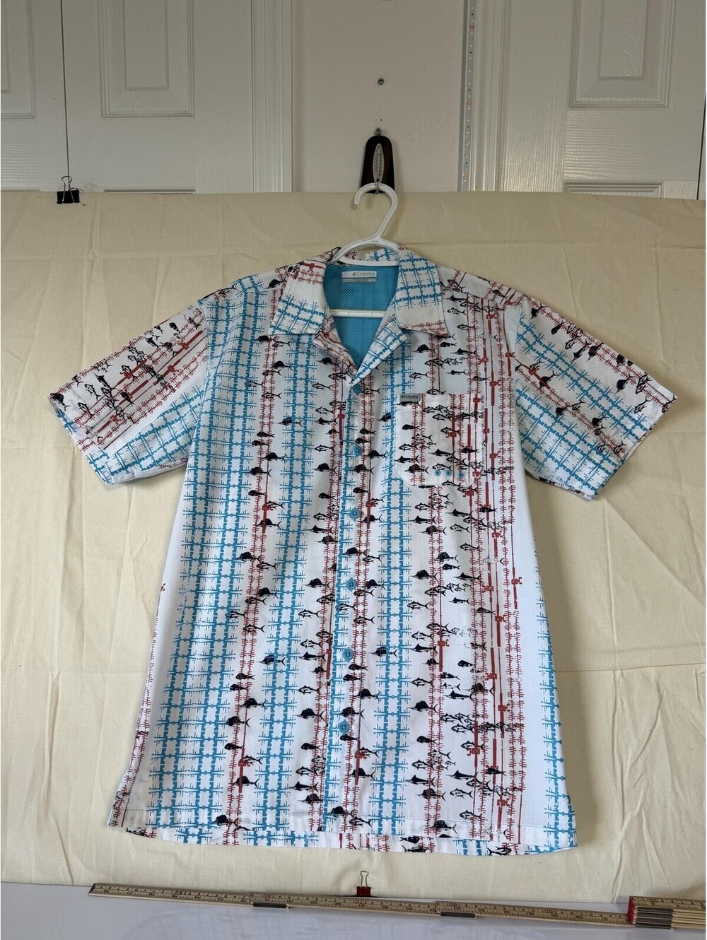 Columbia Men's Short Sleeve Button-Up Shirt XS